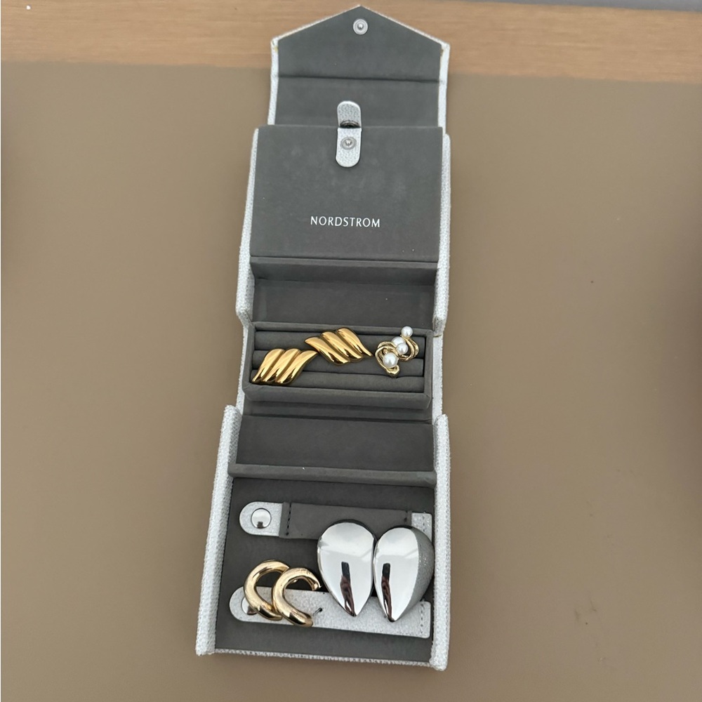 Nordstrom Shimmering White Jewelry Box